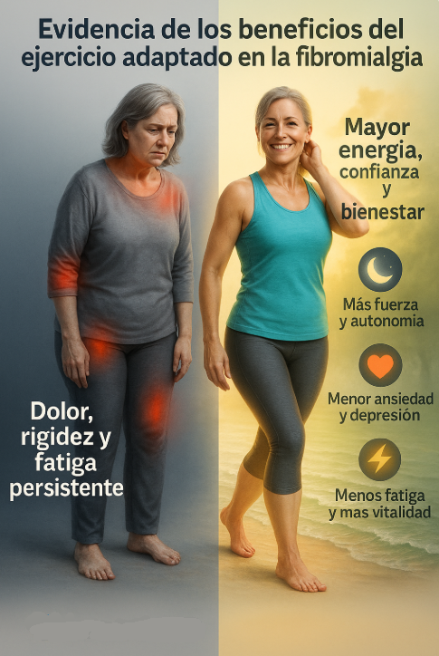 beneficios ejercicicio fibromialgia